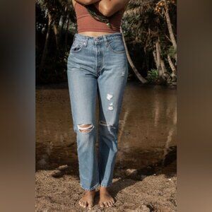 LEVIS 501 ORIGINAL FIT JEANS SIZE 26